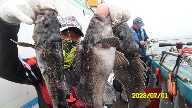 7월1일 진도 먼바다 우럭 출조 조황